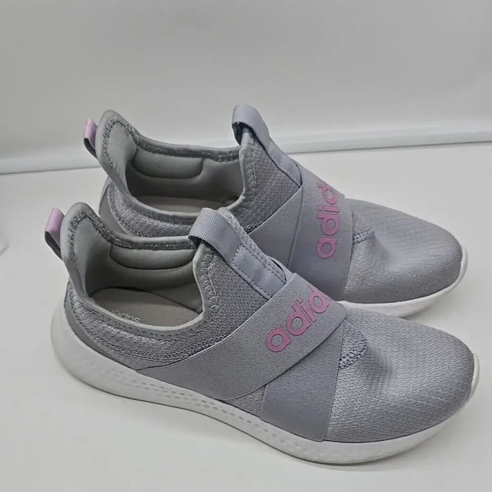 Adidas Women's Puremotion Adapt FY7234 Silver Running Shoes Sneakers Size:‎ 8